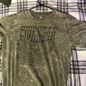 five star skeleton shirt large